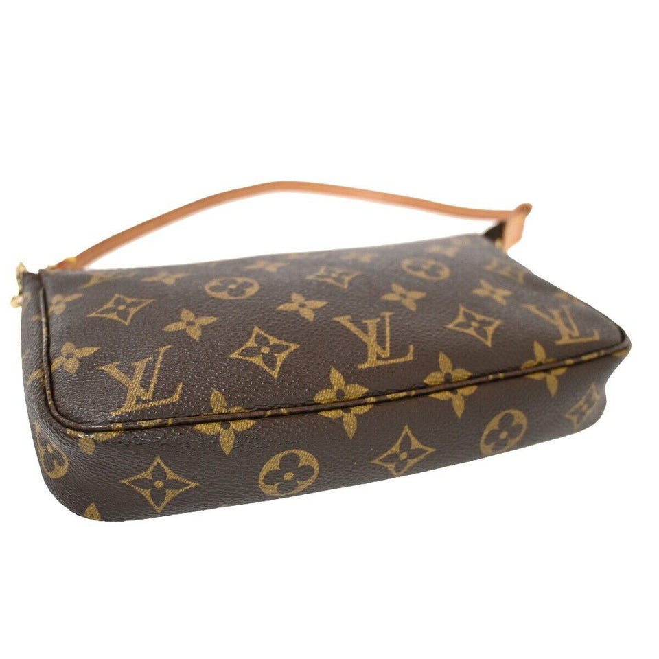 Louis Vuitton Pochette Accessoires  Canvas Clutch Bag