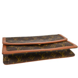 Louis Vuitton Pochette Dame  Canvas Clutch Bag