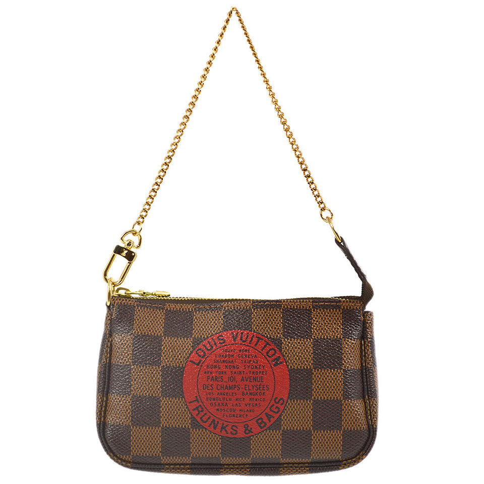 Louis Vuitton Damier T&B Mini Pochette Accessoires Handbag N58011