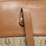 Dior Beige/brown Honeycomb Coated Canvas And Leather Vintage Tote