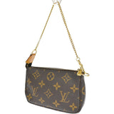 Louis Vuitton Mini Pochette Accessoires  Canvas Clutch Bag