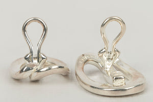 Boucles d'oreilles en argent Chanel