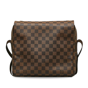 Louis Vuitton Damiere Naviglio N45255 Brown PVC Leather Lady Louis Vuitton