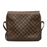 Louis Vuitton Damiere Naviglio N45255 Brown PVC Leather Lady Louis Vuitton