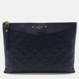Black Monogram Empriente Leather Daily Clutch Bag