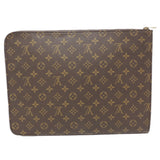 Louis Vuitton Pochette  Canvas Clutch Bag