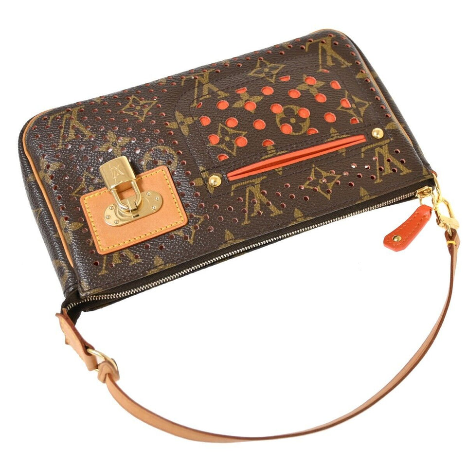 Louis Vuitton Pochette Accessoires  Canvas Clutch Bag