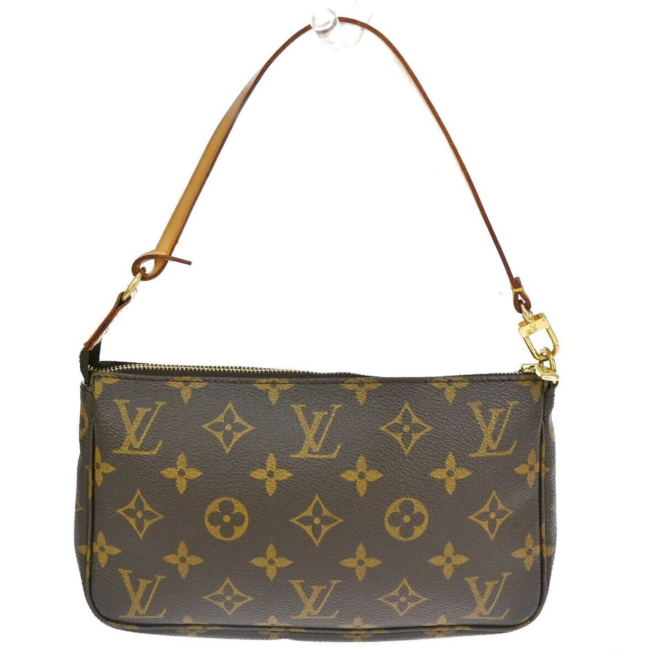 Louis Vuitton Pochette Accessoires  Canvas Clutch Bag