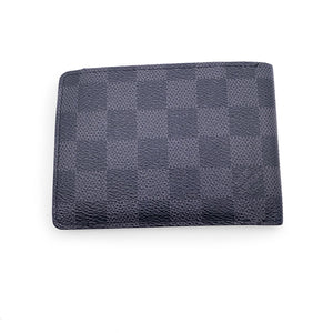 LOUIS VUITTON Damier Graphite Trunks And Locks Multiple Bifold Wallet