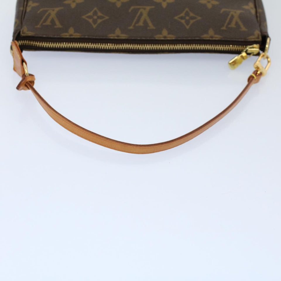 Louis Vuitton Pochette Accessoire  Canvas Clutch Bag