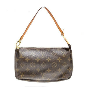 Louis Vuitton Pochette Accessoire  Canvas Clutch Bag