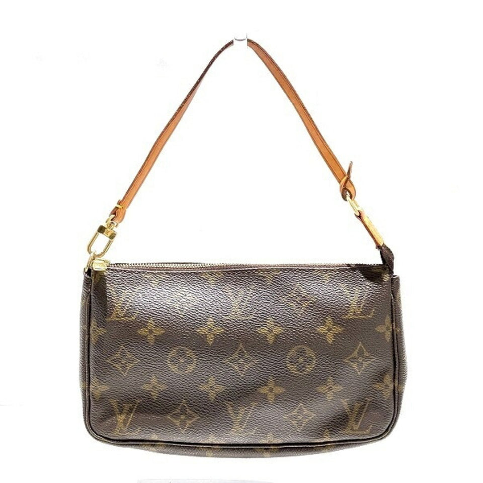 Louis Vuitton Pochette Accessoire  Canvas Clutch Bag