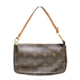 Louis Vuitton Pochette Accessoire  Canvas Clutch Bag