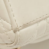 Dior Off White Cannage Leather Medium Lady D-Joy Tote