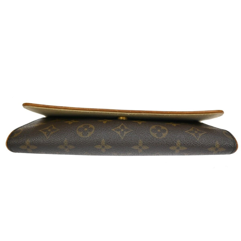 Louis Vuitton Pochette Twin Gm  Canvas Clutch Bag