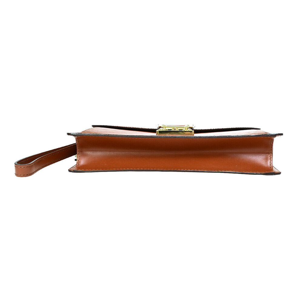 Louis Vuitton Sellier Drangonne  Leather Clutch Bag