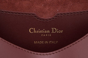 Dior Maroon Bobby Handbag