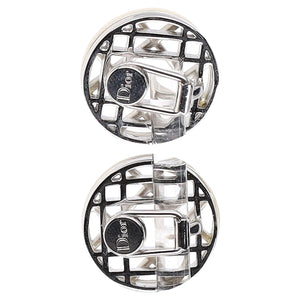 Christian Dior Clip-On Earrings in Sterling Silver