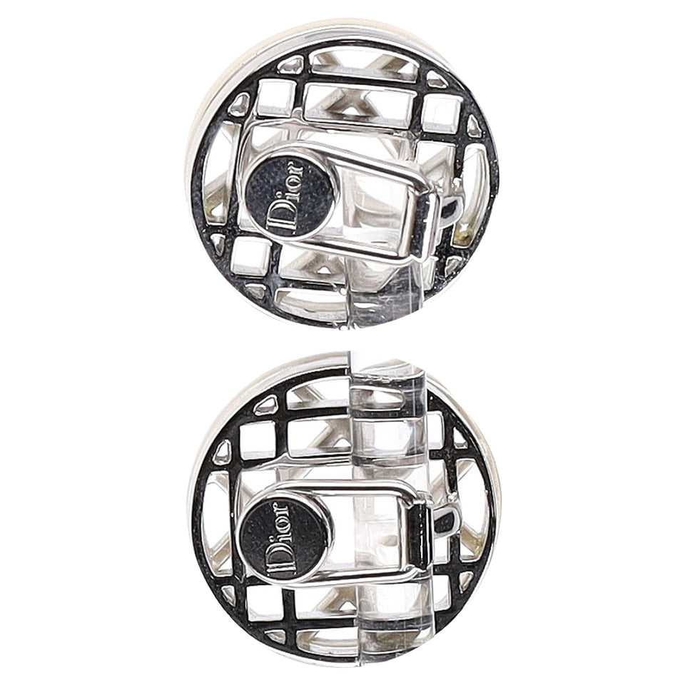 Christian Dior Clip-On Earrings in Sterling Silver