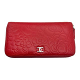 Chanel bag Red Camellia Wallet