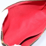 Louis Vuitton Pochette Accessoire  Canvas Clutch Bag