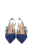 Dior Blue Jadior Slingback Heels SZ 38.5