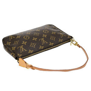 Louis Vuitton Pochette Accessoires  Canvas Clutch Bag
