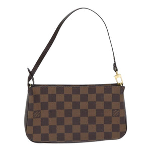 Louis Vuitton Pochette Accessoire  Canvas Clutch Bag