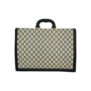 Gucci GG Plus Navy Blue Briefcase Portfolio