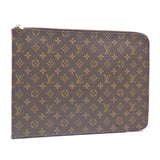 Louis Vuitton Poche Document  Canvas Clutch Bag