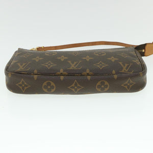 Louis Vuitton Pochette Accessoire  Canvas Clutch Bag