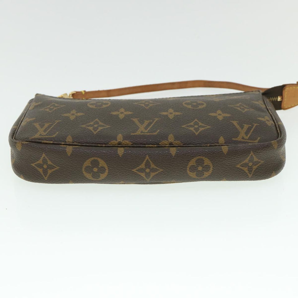 Louis Vuitton Pochette Accessoire  Canvas Clutch Bag