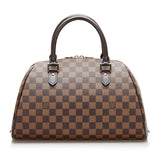 Louis Vuitton Damière Rivera MM Handbag N41434 Brown PVC Leather  Louis Vuitton