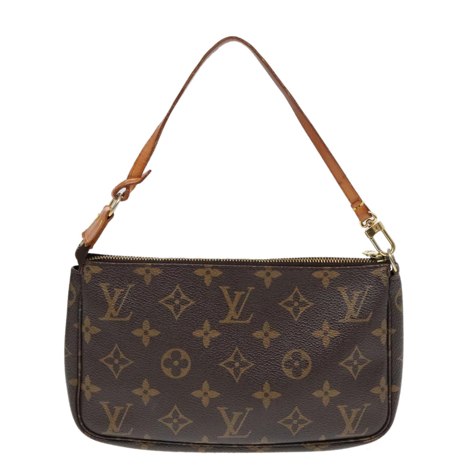 Louis Vuitton Pochette Accessoire  Canvas Clutch Bag