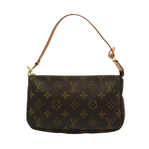 Louis Vuitton Pochette Accessoire  Canvas Clutch Bag