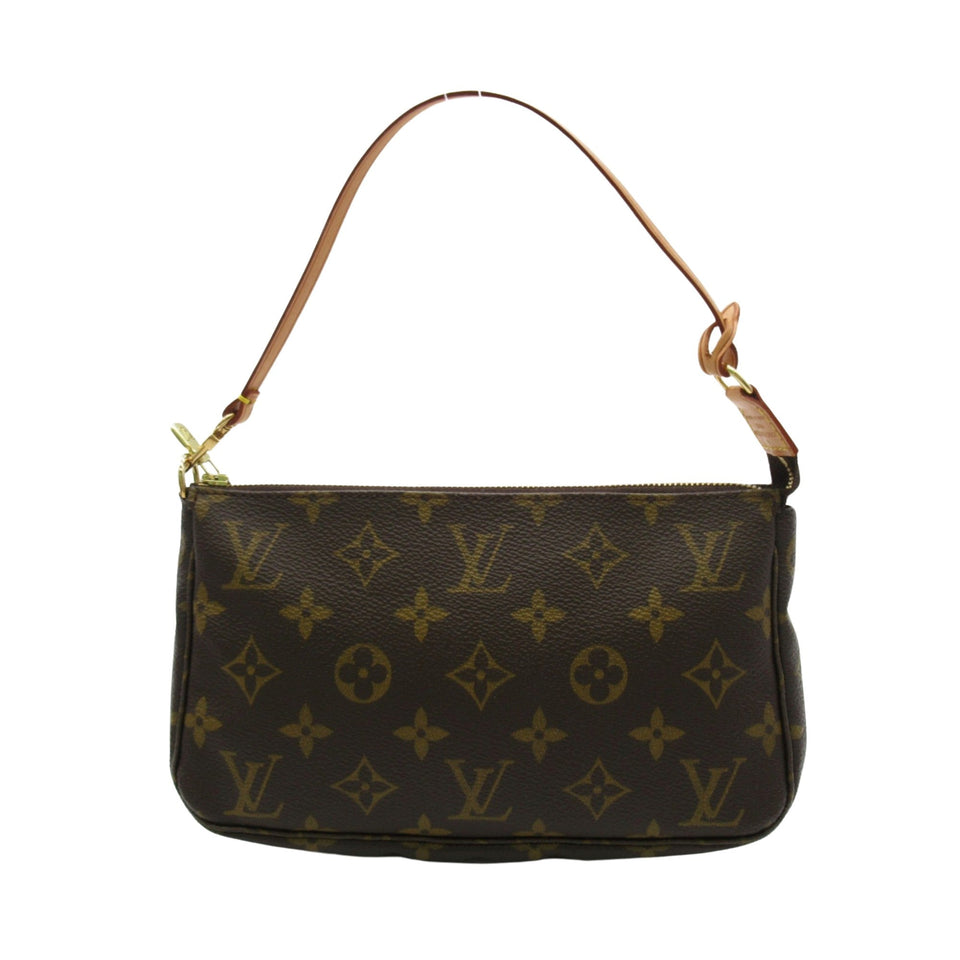 Louis Vuitton Pochette Accessoire  Canvas Clutch Bag