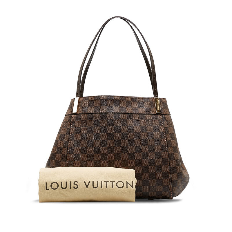 Louis Vuitton Damiere Maribor PM Toilet Bag N41215 Brown PVC Leather  Louis Vuitton