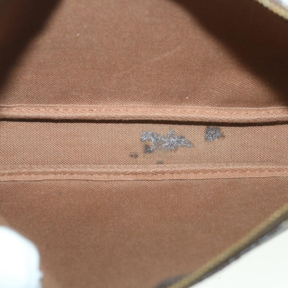 Louis Vuitton Pochette Accessoire  Canvas Clutch Bag