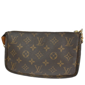 Louis Vuitton Pochette Accessoires  Canvas Clutch Bag