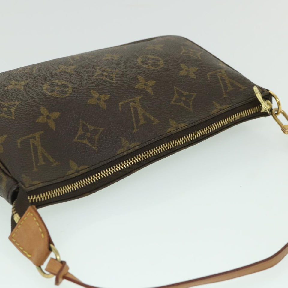 Louis Vuitton Pochette Accessoire  Canvas Clutch Bag