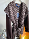 Luxury Louis Vuitton  Wrap Coat 032