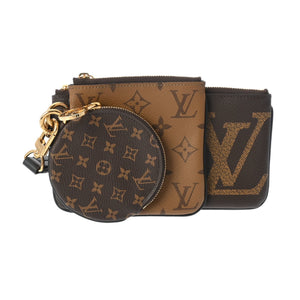 Louis Vuitton Trio  Canvas Clutch Bag