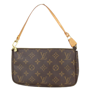 Louis Vuitton Pochette Accessoires  Canvas Clutch Bag