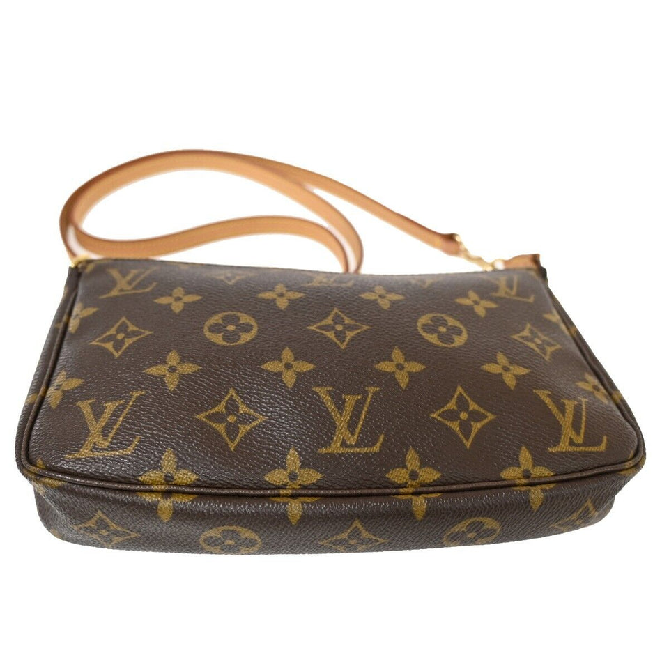Louis Vuitton Pochette Accessoires  Canvas Clutch Bag