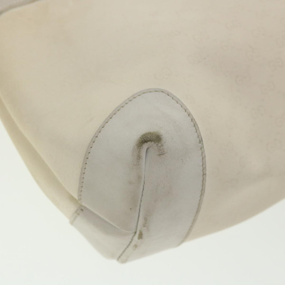 GUCCI Micro GG Canvas Clutch Bag White 014.904.0597  fm1931
