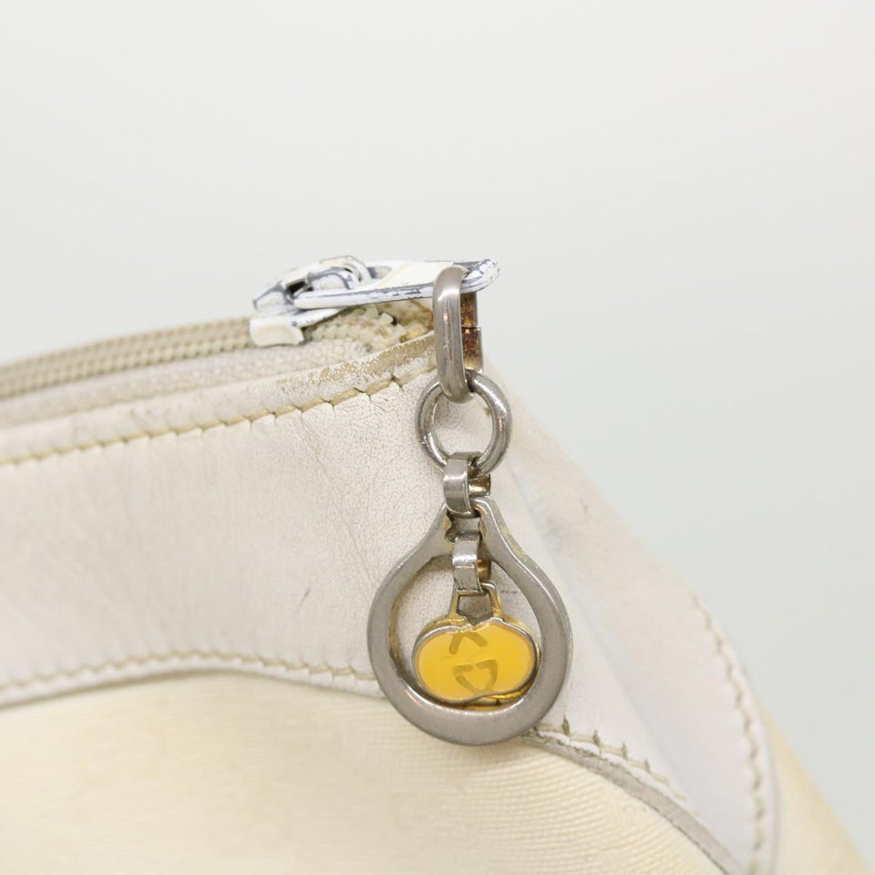 GUCCI Micro GG Canvas Clutch Bag White 014.904.0597  fm1931