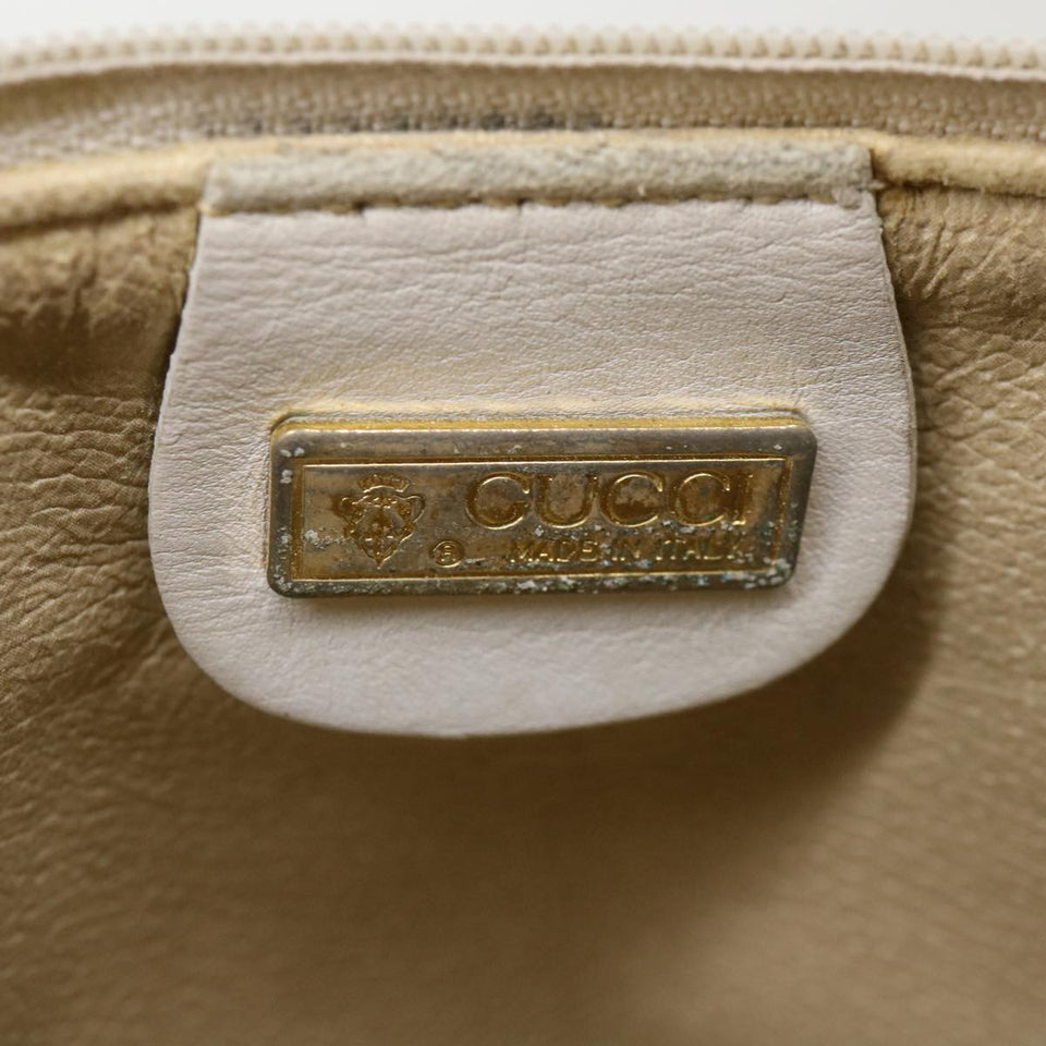 GUCCI Micro GG Canvas Clutch Bag White 014.904.0597  fm1931