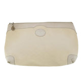GUCCI Micro GG Canvas Clutch Bag White 014.904.0597  fm1931