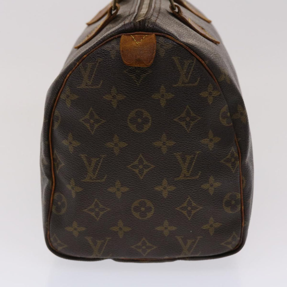 LOUIS VUITTON Monogram Speedy 30 Hand Bag M41526 LV Auth fm2482