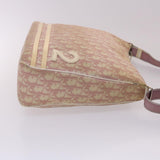 CHRISTIAN DIOR Trotter Canvas Shoulder Bag Pink  fm2502